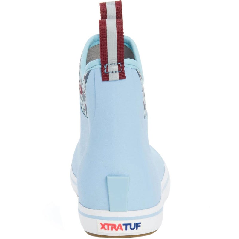 Xtratuf Women's Salmon Sisters 6 in Ankle Deck Boot, Blue, Size 8(M) - Image 4